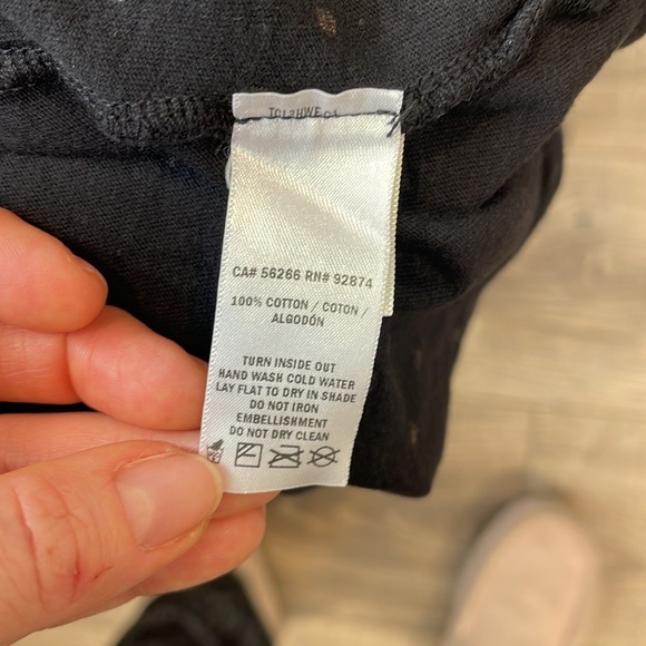 Splendid Metallic Splatter Paint Cropped Tee size small - Picture 5 of 7